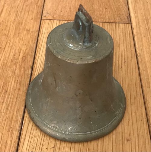 Antique Small Bronze / Brass  Bell  Vintage  Good Clear Ring Tone (GD4) — image 4
