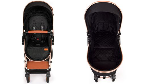 3 in 1 Pram Newborn Baby Buggy Set Travel System with Car Seat Folding Pushchair — image 11