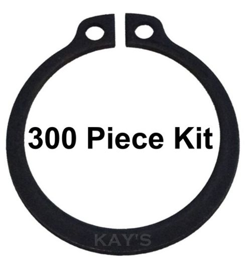 300 Piece Circlip Set External Retaining Circlips Cir Clip Snap Ring Assortment