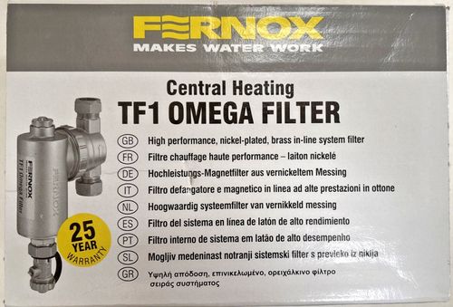 FERNOX TF1 Omega Filter 22mm 62248 – Magnetic Slip Socket Central Heating Trap — image 2