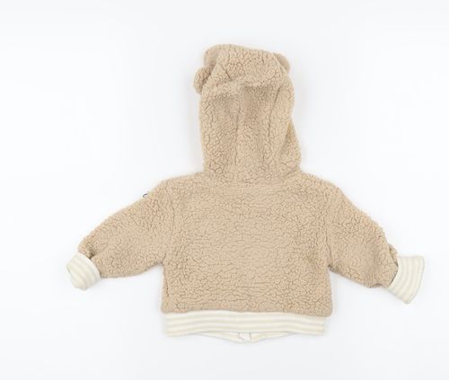 Mountain Warehouse Unisex Baby & Toddler Puffer Jacket Size 3-6 Months Beige — image 3