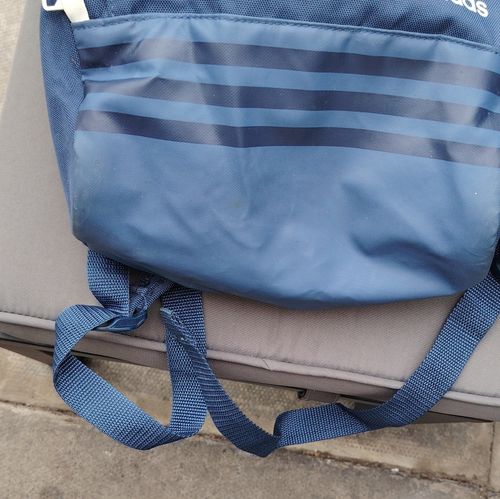 adidas Manchester United Blue Daypack Backpack 40L Padded Back Compartments — image 3