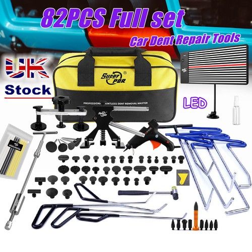 Paintless Dent Removal Tools Kit Dent Repair Set Kit PDR Tools Rods Car Repair