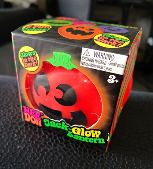 Halloween Nee Doh Jack-Glow Lantern Glow in the Dark 3+ 100%Genuine Squishy