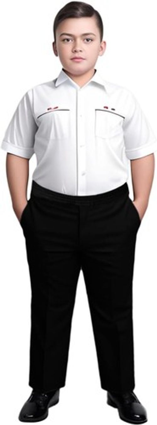BOYS STURDY FIT ALL AROUND FULL ELASTICATED,GENEROUS FIT SCHOOL PULL UP TROUSERS
