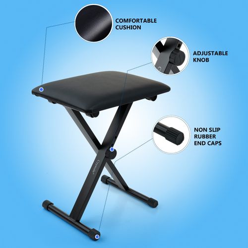 61 Key Keyboard Piano with Stand, Stool & Microphone — image 6
