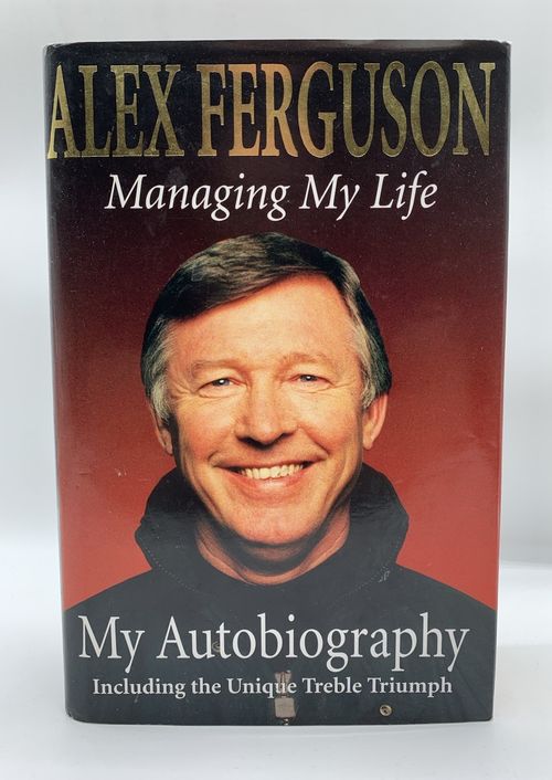 RARE Sir Alex Ferguson Manchester United Signed Autobiography Book + COA MAN UTD — image 1