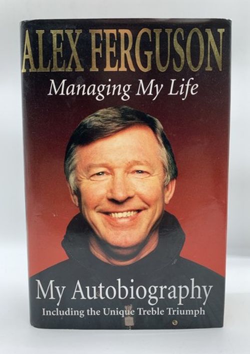 RARE Sir Alex Ferguson Manchester United Signed Autobiography Book + COA MAN UTD