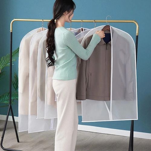 10-20x Zip Up Hanging Suit Dress Coat Travel Bag Clothe Cover Storage Travel Bag — image 6