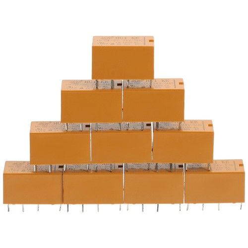 Compact 24V Orange Latching Relay Durable 8 Pin Power Relay for Industry