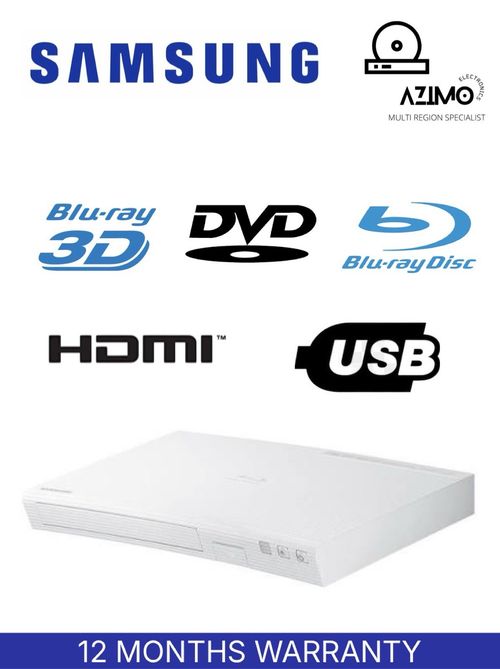 Samsung BD-J5500E WHITE Blu-Ray Player WARRANTY 3D DivX 1080P USB DNLA — image 1