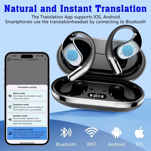 144+ Language AI Translator Earbuds Wireless Bluetooth 5.4 Headphones For iOS！ — image 12