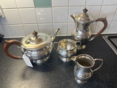 Vintage Garrard & Co Regent Plate 4-Piece Tea/Coffee Set 