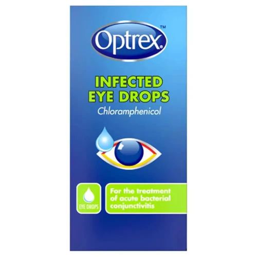 Optrex Infected Eye Drops - 10ml For Treatment of Acute Bacterial Conjunctivitis — image 1