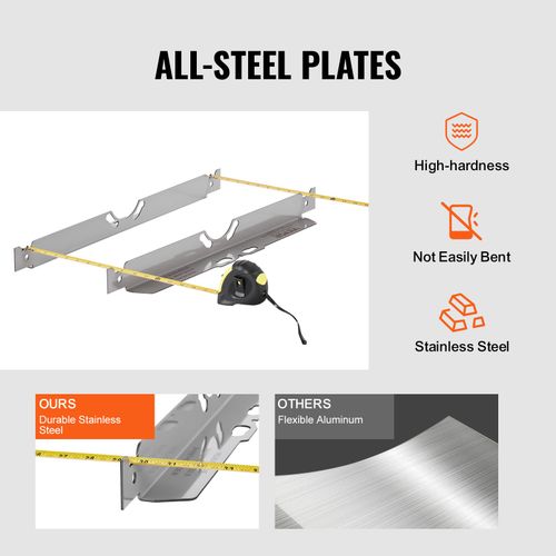 VEVOR Wheel Alignment Tool Toe Plates Accurate Measurements with 2 Tape Measures — image 5