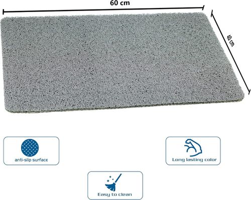 Loofah Shower Mat Non Slip Anti Mould PVC Bath Mat Quick Dry Washable Bathroom — image 7