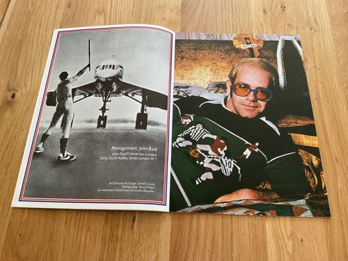 Elton John - 1976 Louder Than Concorde UK Tour Programme (UK) — image 2