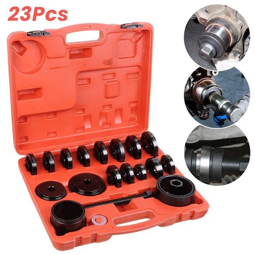 12 Ton Workshop Press Machine Hydraulic Bench + 23pc Wheel Drive Bearing Puller — image 21