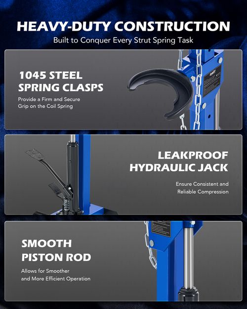OMT Strut Spring Compressor 4.5 T Hydraulic Jack Coil Spring Compressor Tool — image 5