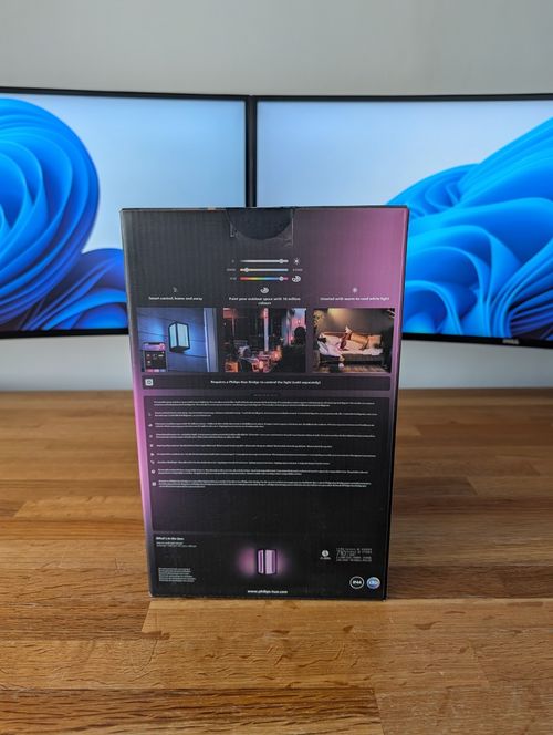 Philips Hue Hue White and Colour Ambiance Impress Outdoor Wall light New Sealed — image 3