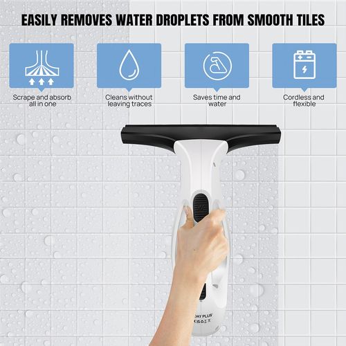 Window Vacuum Cleaner 150ml Tank Vac Compact Rechargeable Cordless Glass Mirror — image 13