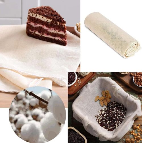 12PCS Cotton Cheese Cloth for Straining, Fine Reusable Muslin Cloths for Cooking — image 12