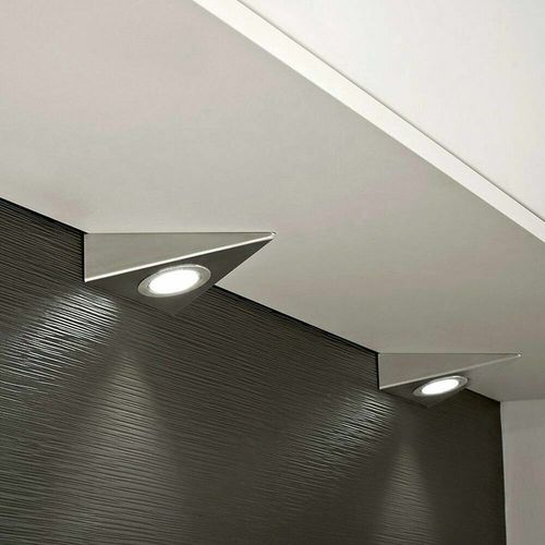 Led Mains Kitchen Under Cabinet Cupboard Worktop Triangle Light Unit Lamp Lights — image 1