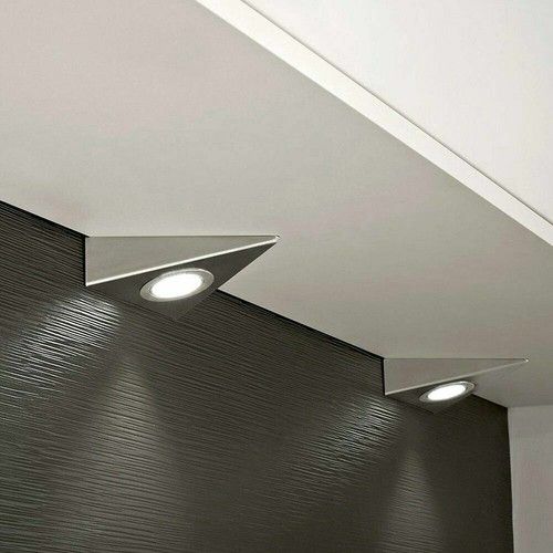 Led Mains Kitchen Under Cabinet Cupboard Worktop Triangle Light Unit Lamp Lights
