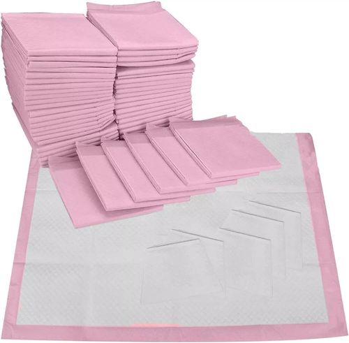 100 x Soft Disposable Baby Changing Mats Sheets Bed Dog Pads Absorbent 45x60cm — image 3