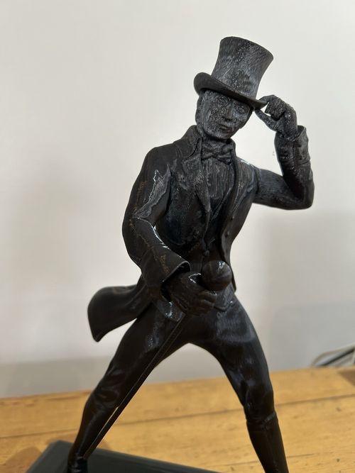 10” Striding Man Bar Statue Display — image 5
