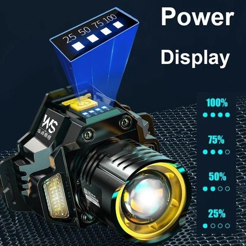 Most Powerful 99000000LM LED Zoomable Headlamp Rechargeable Head Torch Headlight — image 4