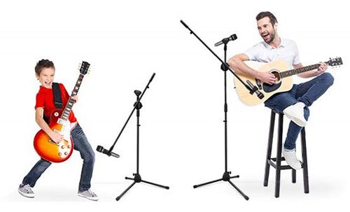 Professional Adjustable Microphone Mic Stand Boom Arm Holder Tripod Stage Studio — image 6