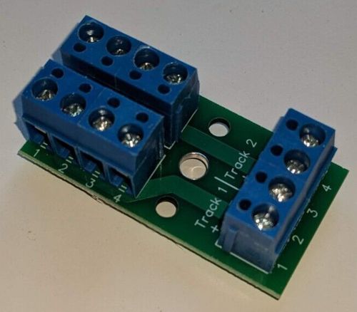 4 Way Power Bus Dropper Wire Connector Splitter Dual 2 Track Distribution Module — image 1