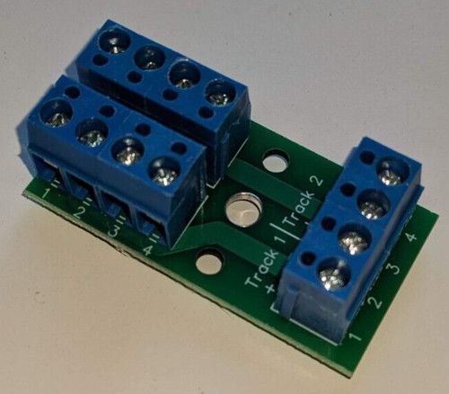 4 Way Power Bus Dropper Wire Connector Splitter Dual 2 Track Distribution Module