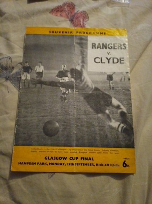 GLASGOW CUP FINAL 1958 Rangers v Clyde (@ Hampden Park) (5)