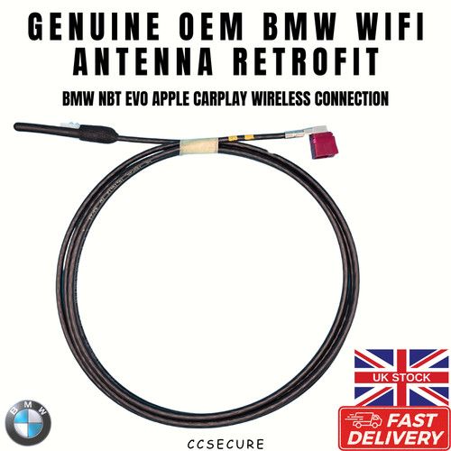 BMW Genuine OEM WLAN WIFI Antenna Retrofit NBT EVO CarPlay Wireless