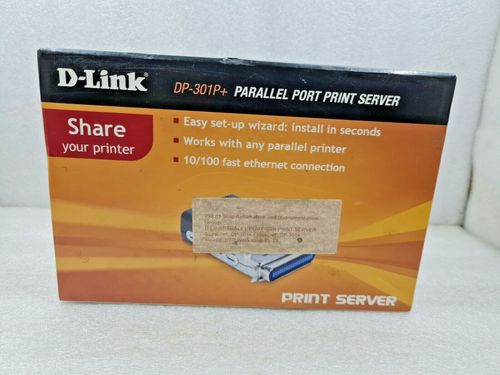 D LINK DP-301P+ PARALLEL PORT FAST ETHERNET PRINT SERVER — image 2