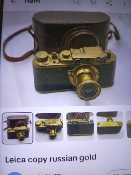 Leica Copy Russian Gold Replica