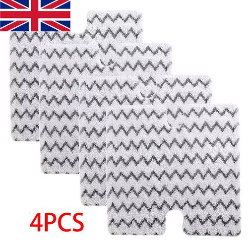 4 pcs Replacement Shark Pad S6001UK S6003UK S3973 Klik n Steam Pocket Mop