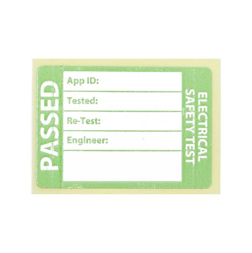 PAT Test Labels Testing Appliance Various Quantities 45x30mm Cheap Labels — image 2