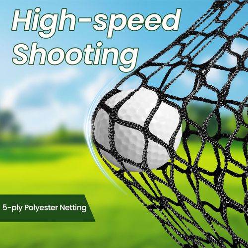 10x7ft Golf Practice Net w/ Target Cloth Driving Golf Hitting Training Net- — image 9