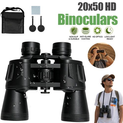 20x50 Military Binoculars Powerful Long Range BAK4 HD Telescope Hunting — image 2