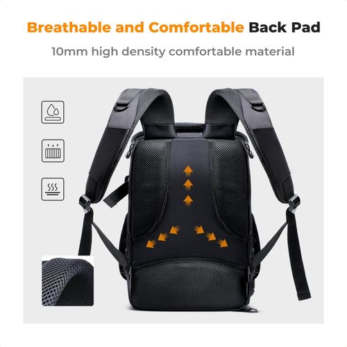 K&F CONCEPT Multifunction Camera Backpack Case w/Rain Cover for DSLR Canon Nikon — image 4