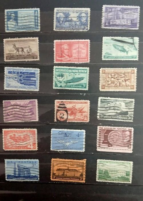 All Different US Stamp Collection With Many Old Classic Stamps #287, #286, #649 — image 4