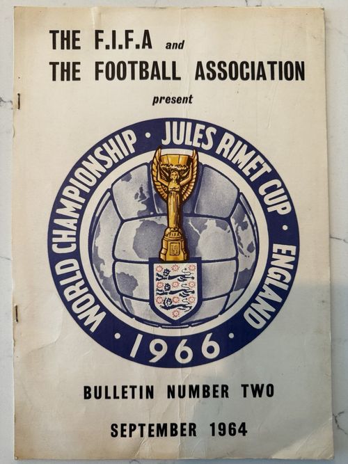 1966 World Cup - Complete set of 5 FIFA/FA Bulletins *SUPER RARE* — image 4