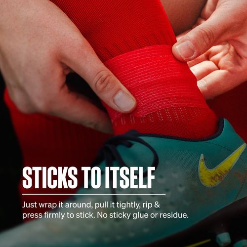 6 or 24 Rolls SPORTTAPE Self-Adhesive Football Sock Tape, Cohesive Shin Pad Tape — image 5