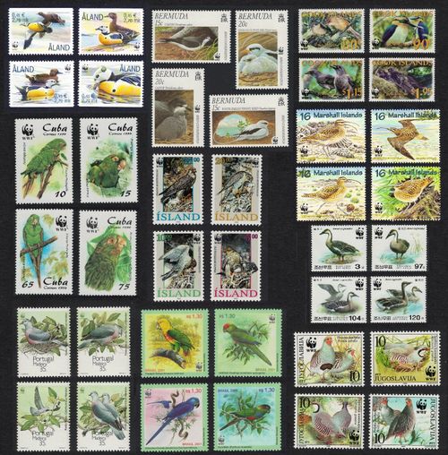 WWF Birds Big Collection 2000 MNH — image 1