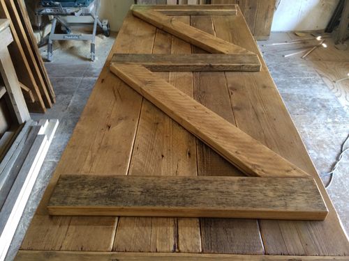 BESPOKE RUSTIC OLD CHARM RECLAIMED TIMBER LEDGED & BRACED DOOR.. — image 2