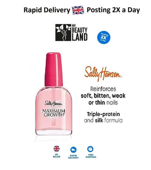 Sally Hansen Maximum Growth Nail Care Treatment *Boxed* *Sealed* - Fast Shipping
