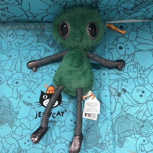 Jellycat Zyllan Alien Plush Doll Toy Christmas Birthday Club Gift Tag + Dust Bag